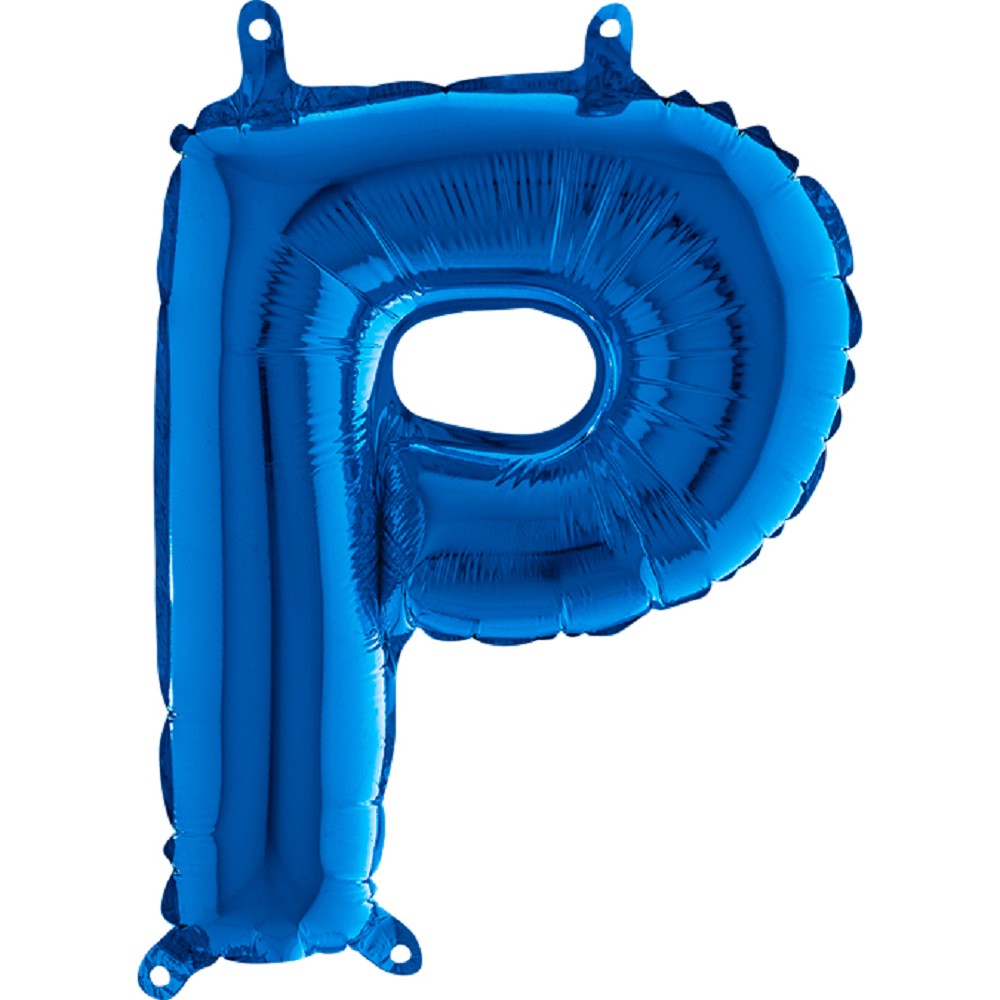 14" Folienbuchstabe "P" Blue