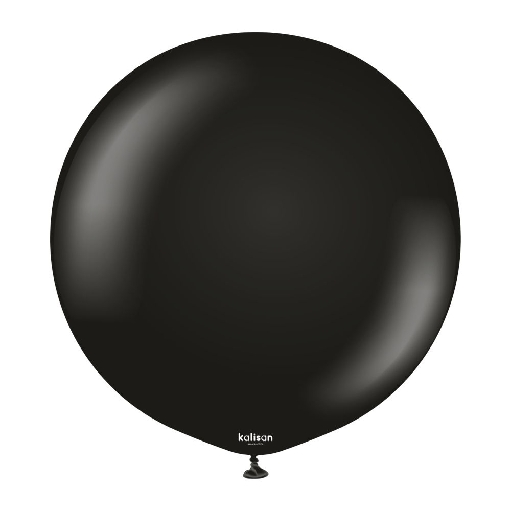 24" Riesenballon Standard Black (2 Stück)
