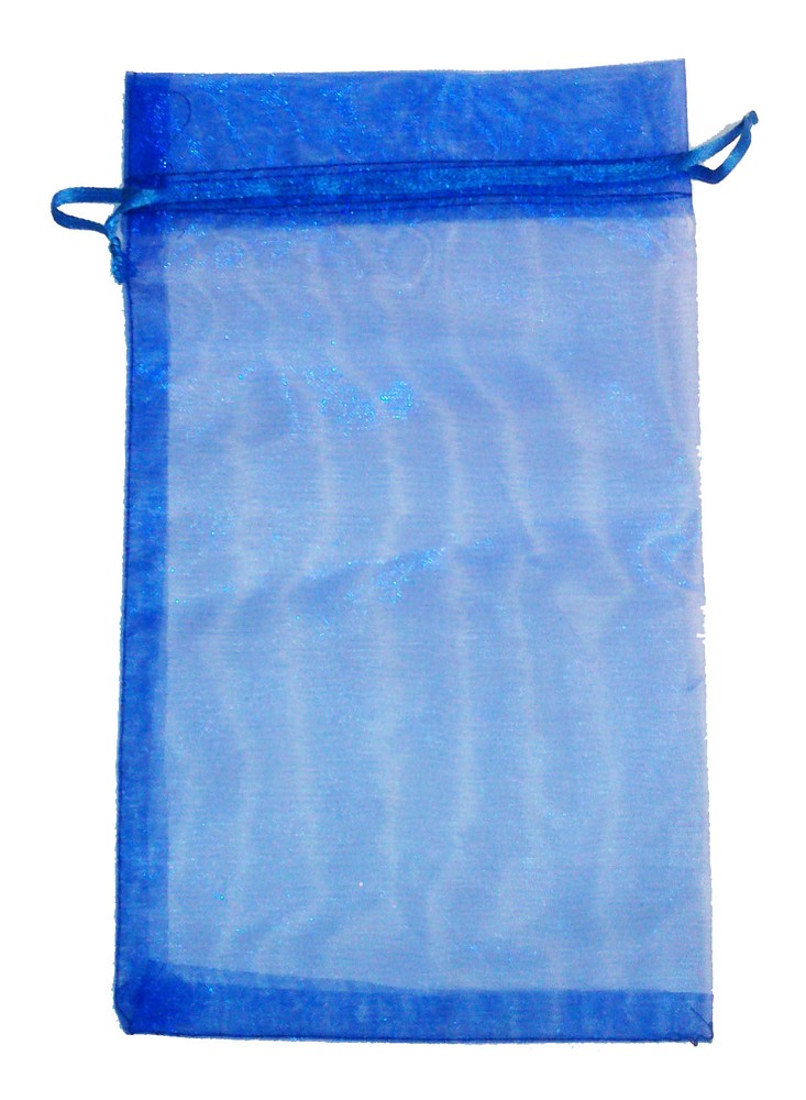 Organzabeutel blau (15 x 23cm)