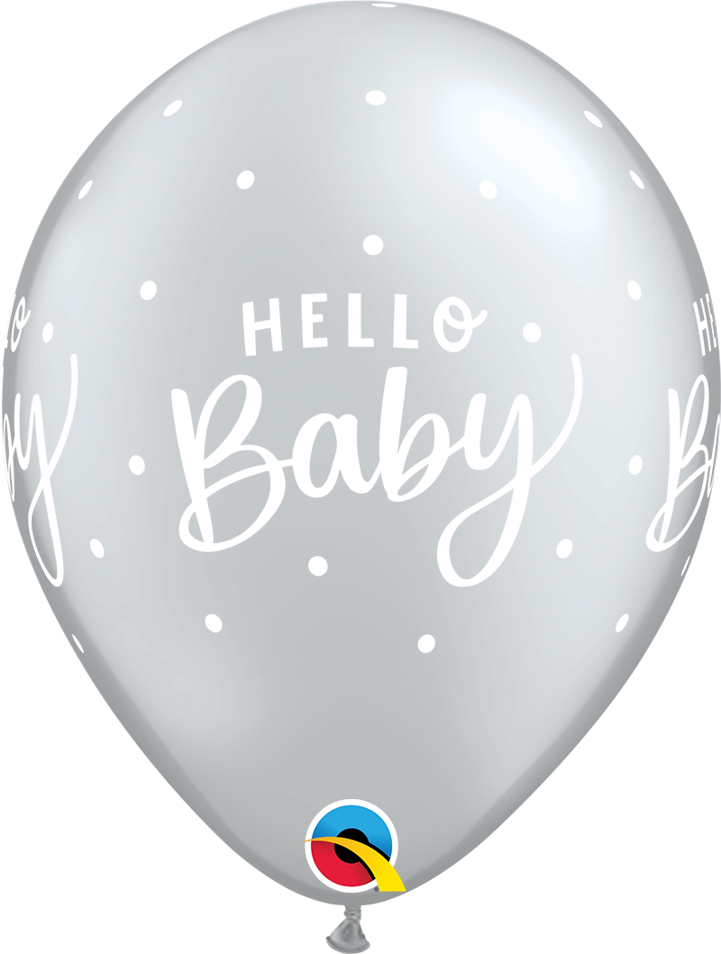 11" Hello Baby Dots (25 Stk.)