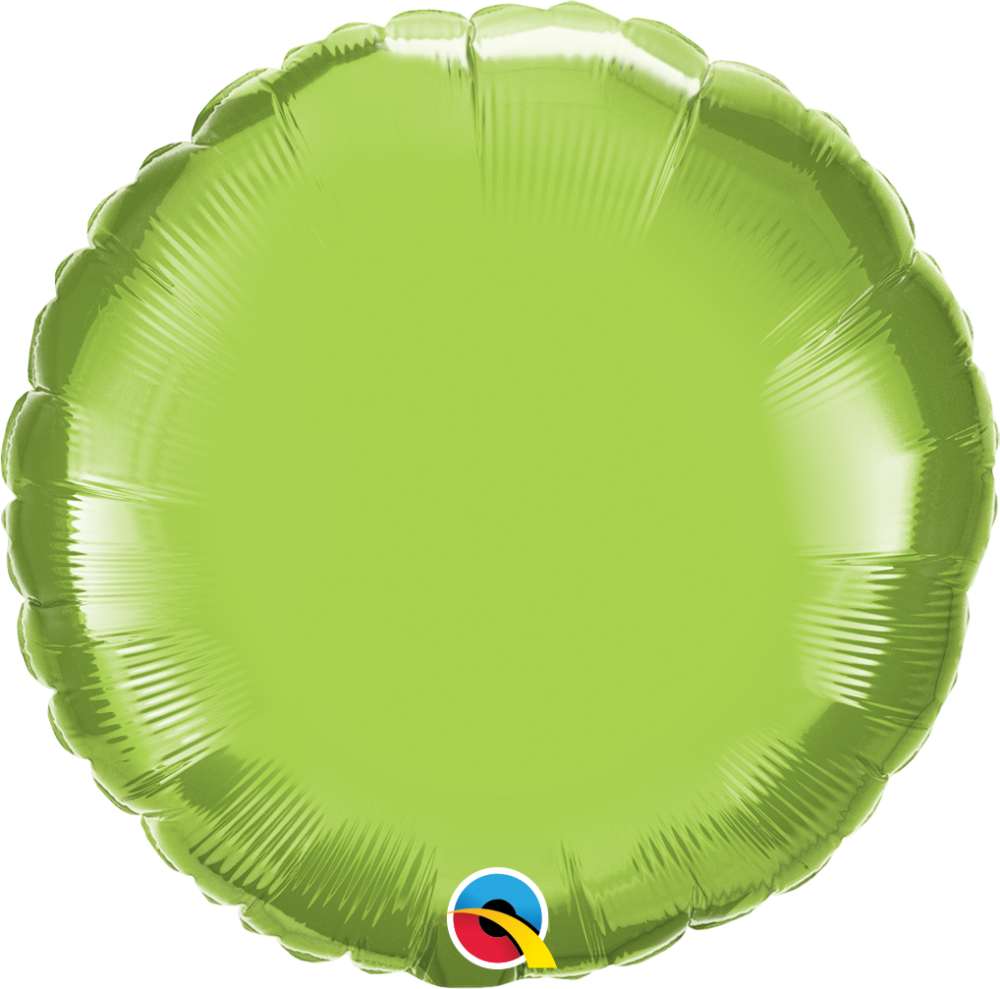 18" Rund Lime Green (unverpackt)