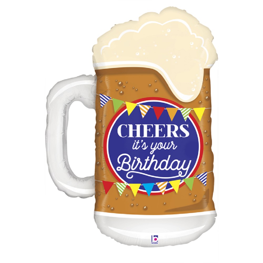 29" Bierkrug - Cheers Birthday Beer