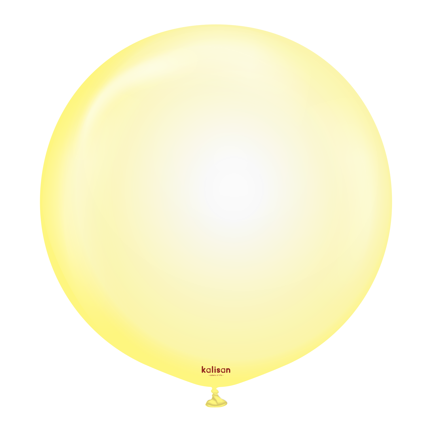 24" Riesenballon Pure Crystal Yellow (10 Stück)