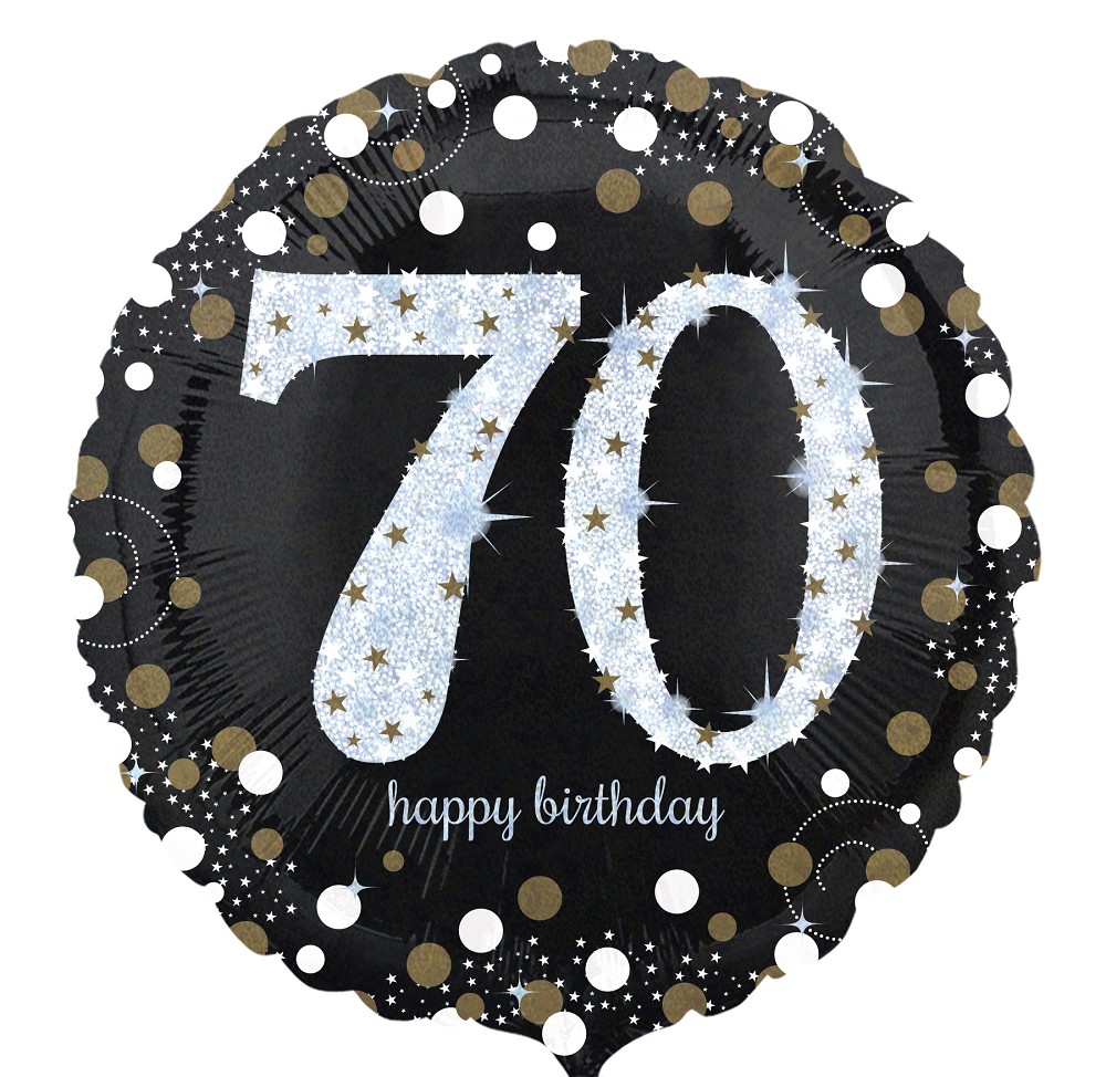 18" Sparkling Birthday "70"