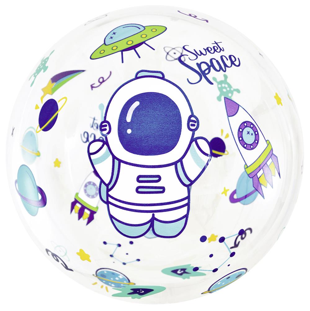24" Crystal Globe "Sweet Space Astronaut" (mit Hochglanzdruc