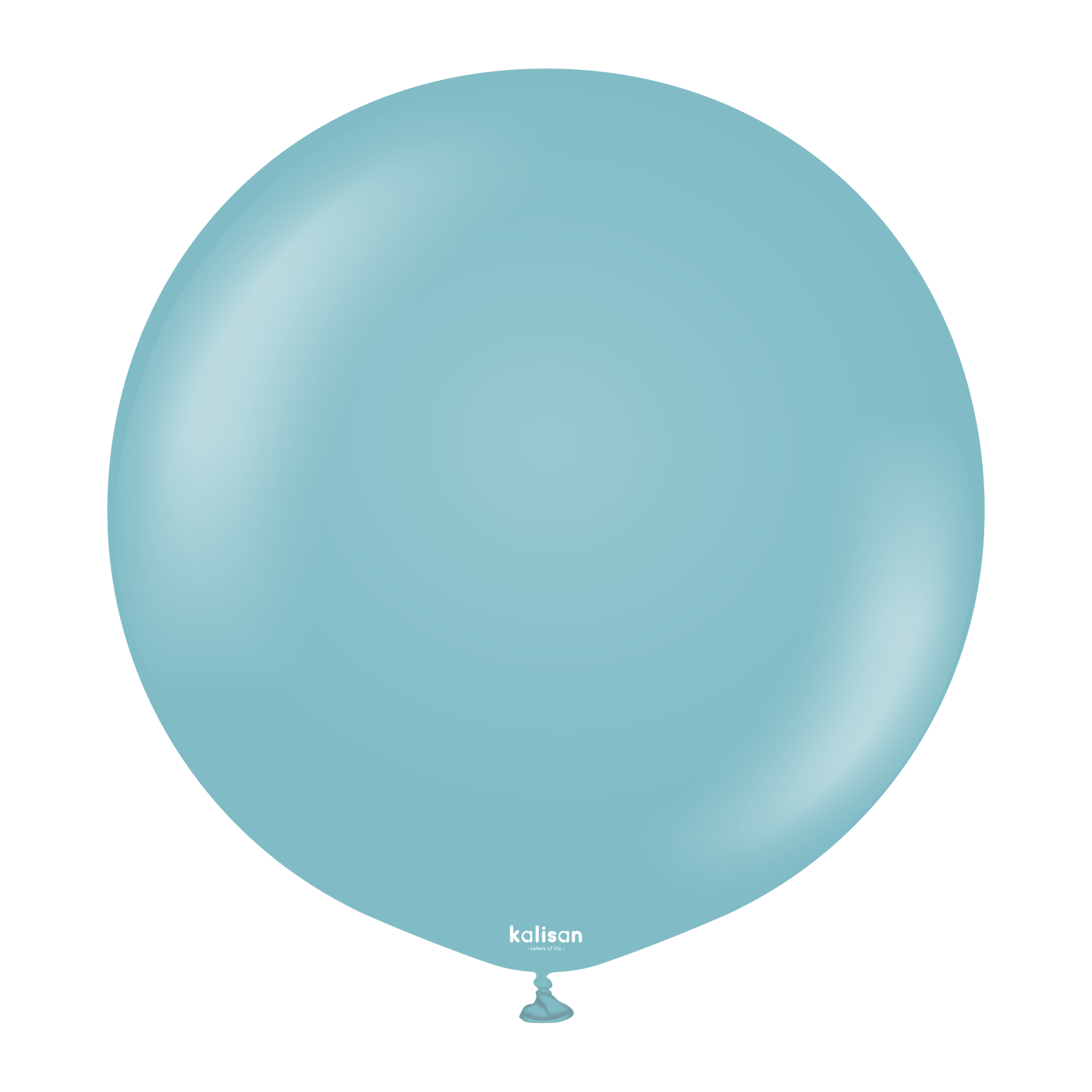 24" Riesenballon Retro Blue Glass (10 Stück)