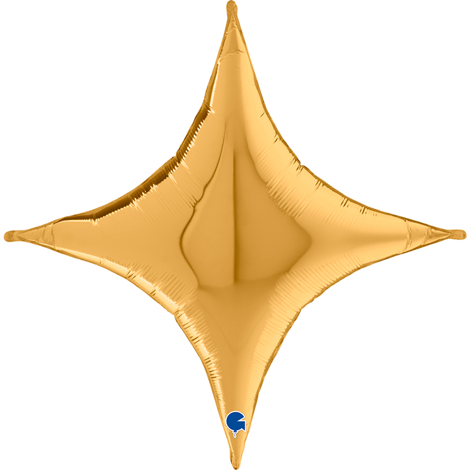 30" Deco-Concave Cross Gold (unverpackt)
