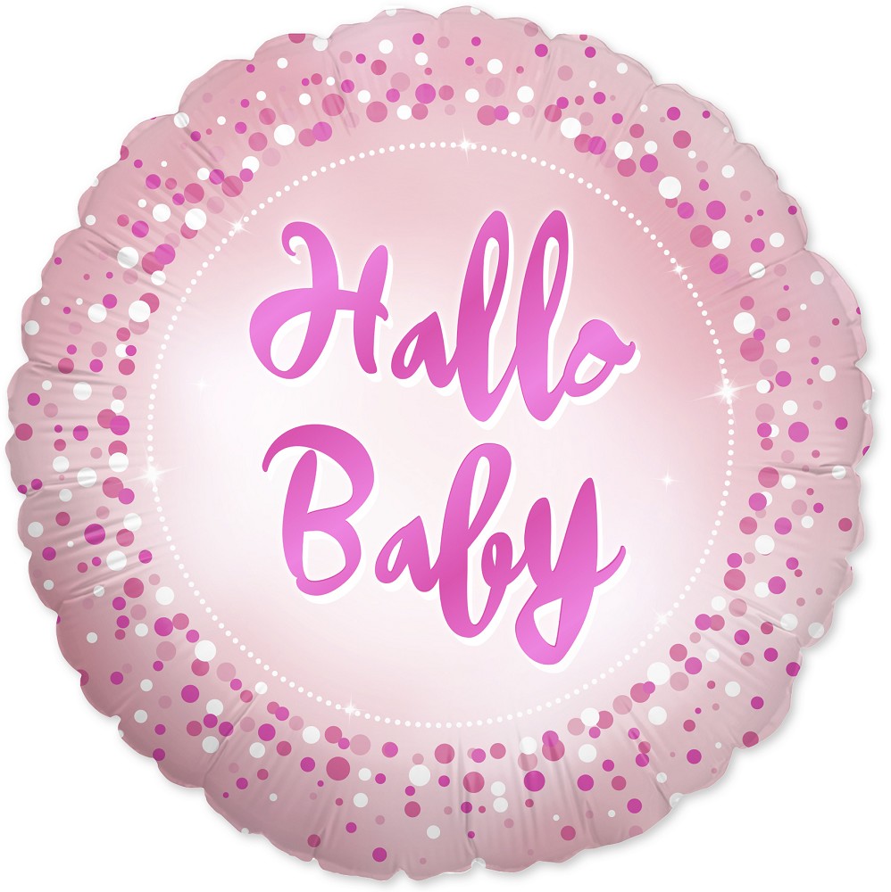 18" Hallo Baby - baby rosa