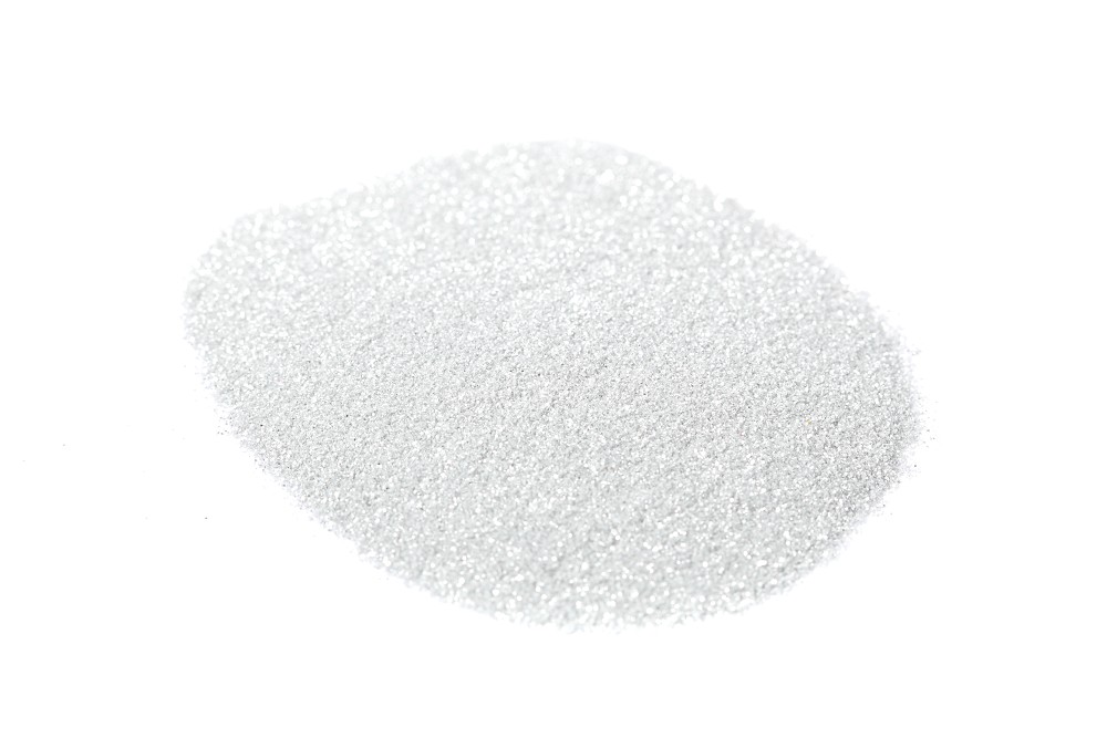 Extra feines Glimmer Pulver weiß irisierend (1 kg)
