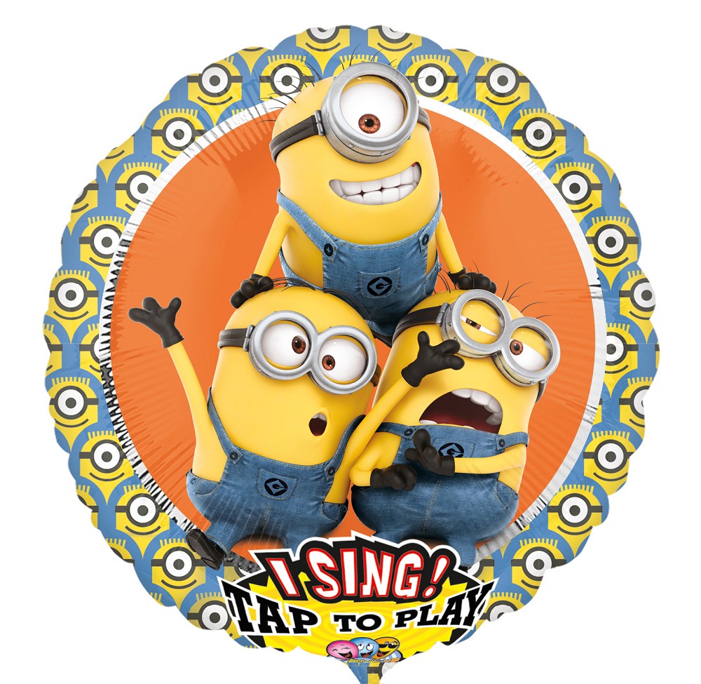 28" Singing Balloon Despicable Me Minions