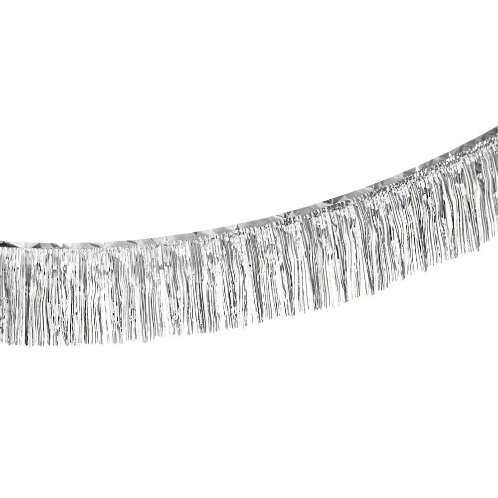 Folien-Fransenvorhang Silber (0,25mx5m)