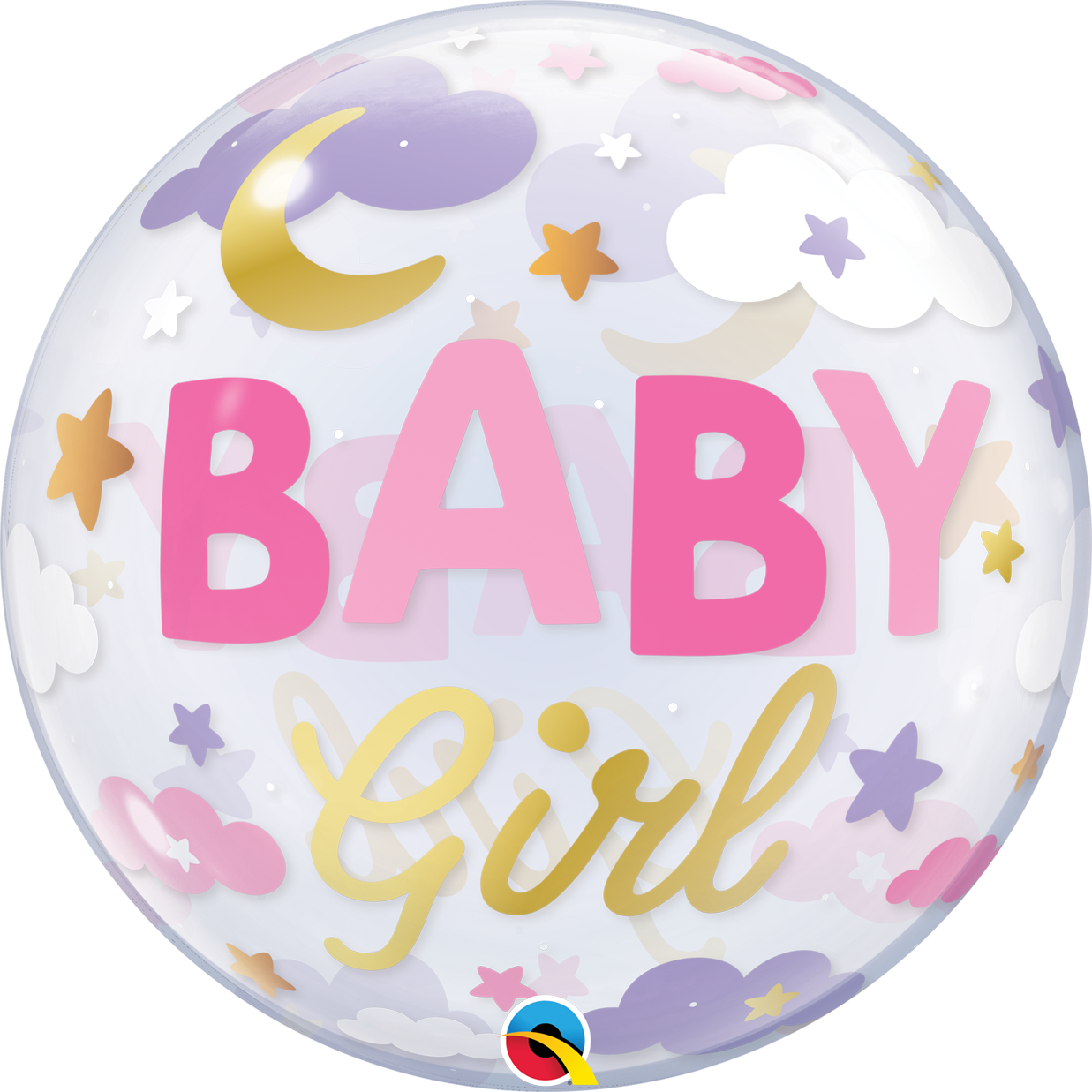 22" Single Bubble Baby Girl Sweet Dreams