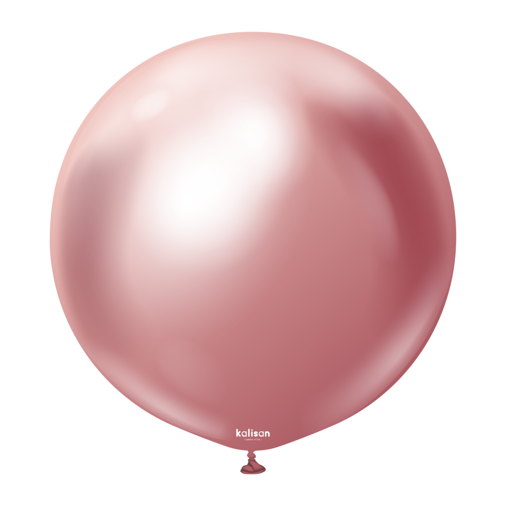 24" Riesenballon Mirror Pink (2 Stück)