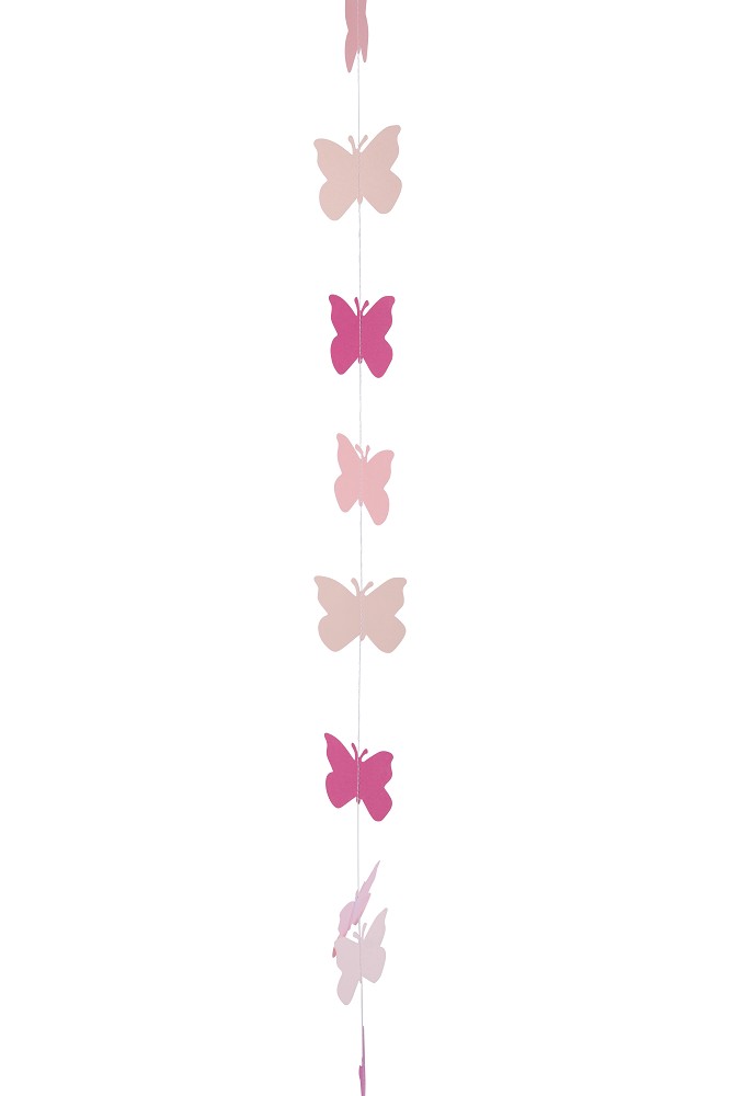 Hängende Girlande - Schmetterlinge pastellfarben
